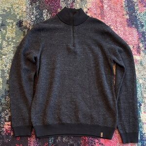 Calvin Klein Charcoal Zip-Up Sweater